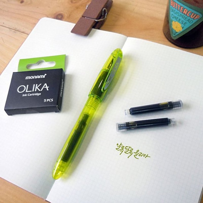 Monami-彩虹钢笔墨水限定组-橄榄绿,MNM22659B - 钢笔 - 塑料 绿色