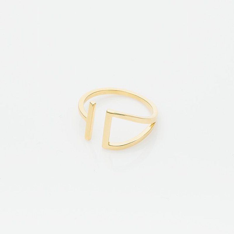 都会气质 / Lia ring - 戒指 - 其他金属 金色