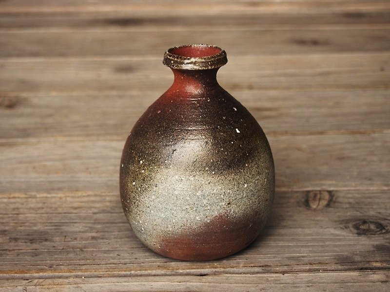 備前焼 徳利＿t-038 - 花瓶/陶器 - 陶 咖啡色