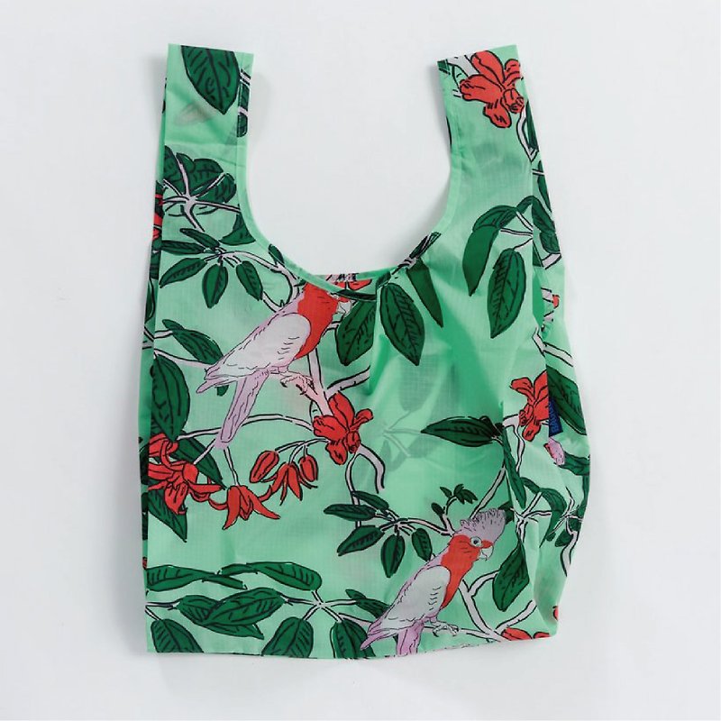 BAGGU环保收纳购物袋- 鹦鹉 - 手提包/手提袋 - 防水材质 绿色