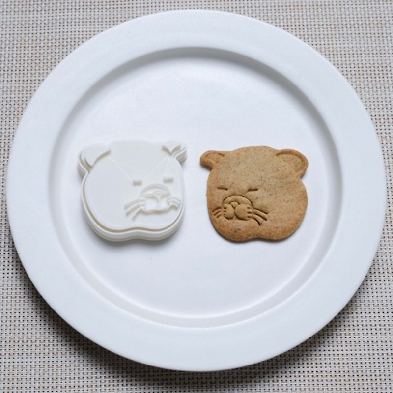 ぶさ猫さん / クッキーカッター・クッキー型 - 厨房用具 - 塑料 