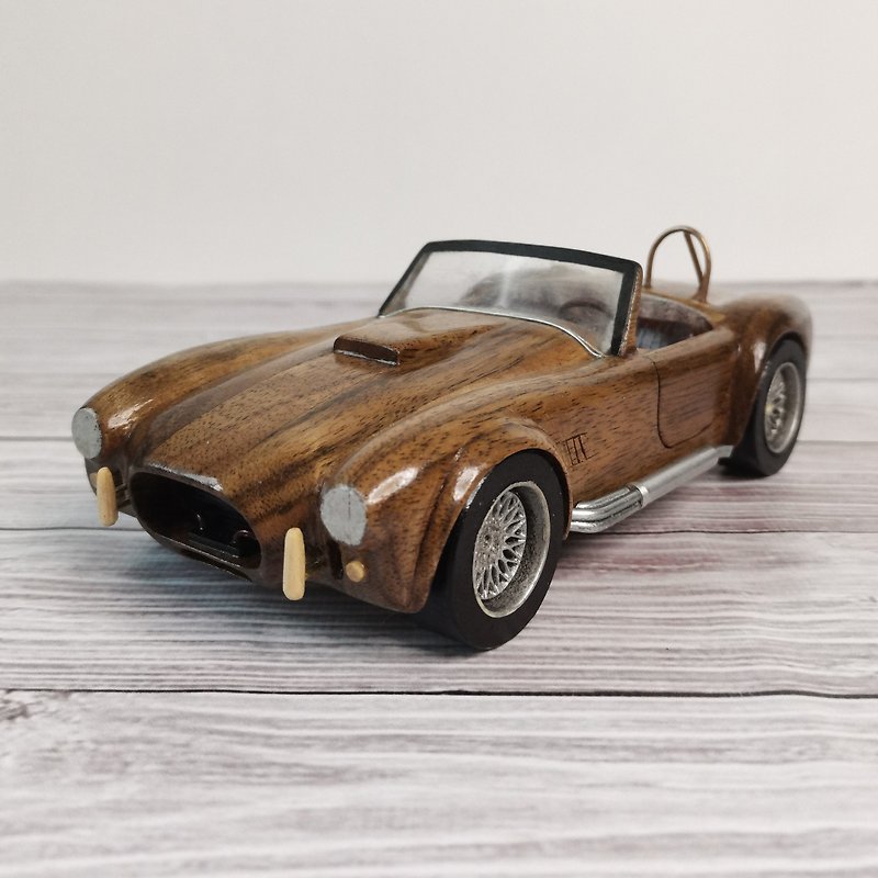 木头 摆饰 - 定制化玩具车模型 AC Cobra 1965