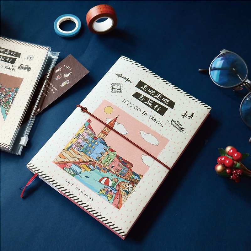 Ching Ching X 猫行李系列 CDM-247 2019 32K年度纸书衣手帐 - 笔记本/手帐 - 纸 