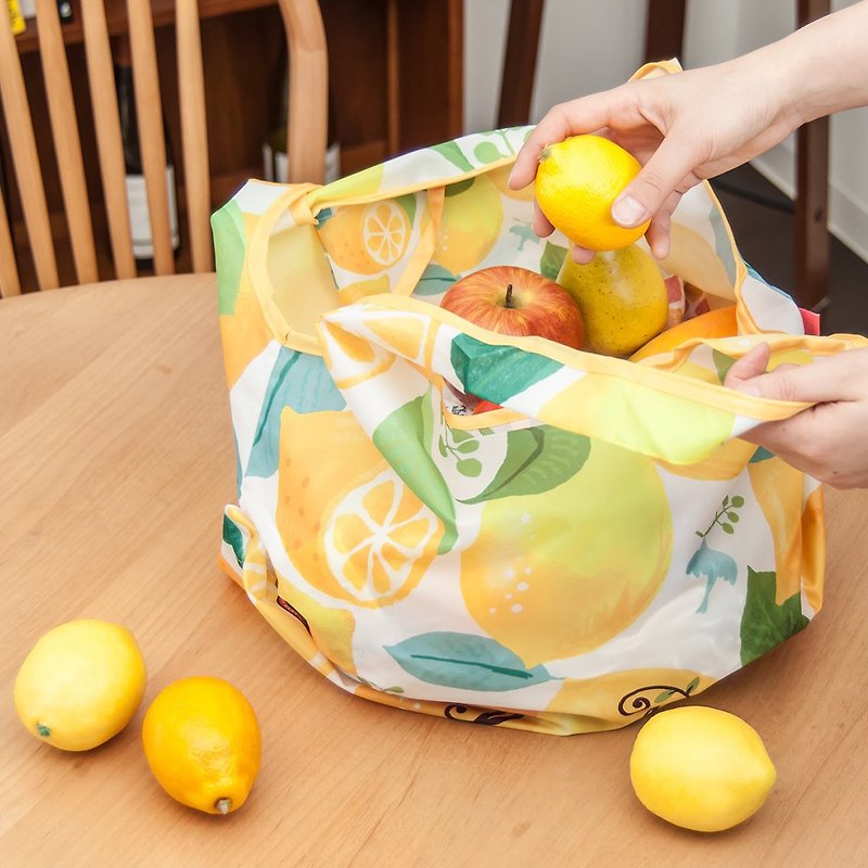 日本 Prairie Dog 设计包/环保袋/购物袋/手提袋 - 夏日柠檬 - 侧背包/斜挎包 - 其他材质 多色