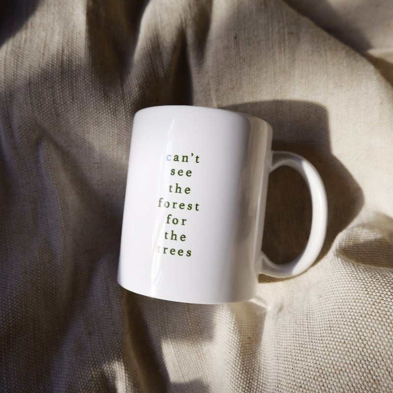 forest/陶瓷马克杯 - 咖啡杯/马克杯 - 陶 白色