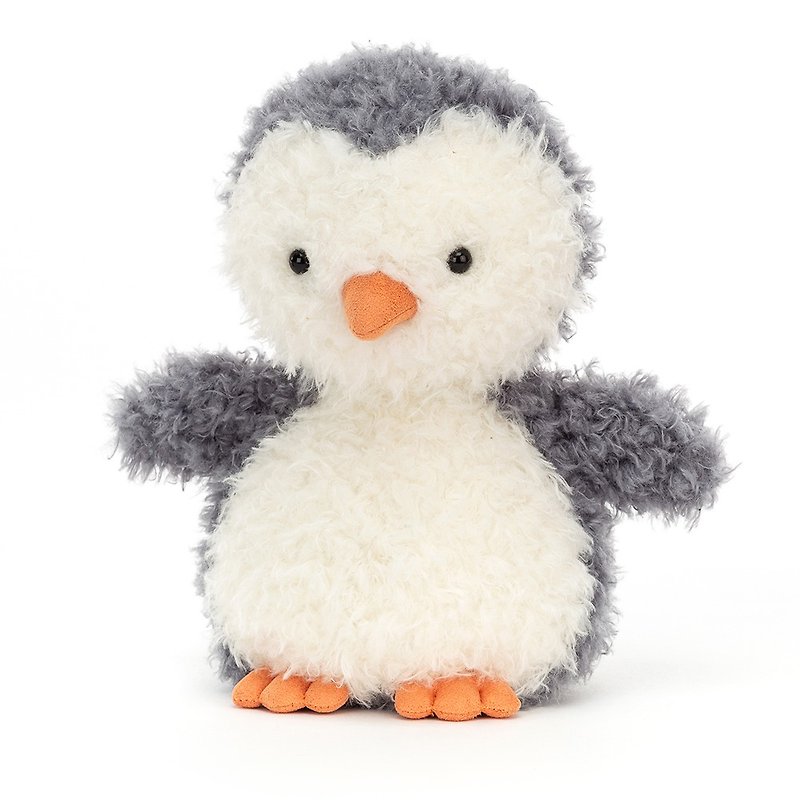 Little Penguin 18cm 毛茸茸企鹅 - 玩偶/公仔 - 聚酯纤维 灰色