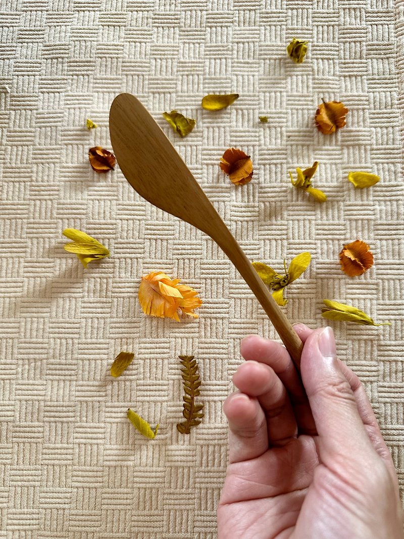 bata | 木质黄油刀 | 柚木黄油刀 | 木制黄油涂抹器 - 菜刀/刀架 - 木头 咖啡色