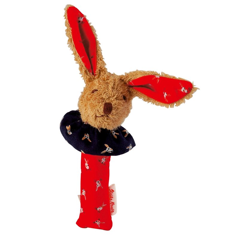 德国百年品牌Käthe Kruse Bunny小红兔手摇铃 - 玩具/玩偶 - 棉．麻 红色