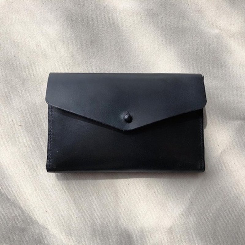 小銭が探しやすい 革のミニ財布 イタリア製レザー Medium Basic Wallet - 皮夹/钱包 - 真皮 