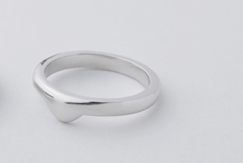 【Silver925】smileadd_round: ring - 戒指 - 其他金属 银色