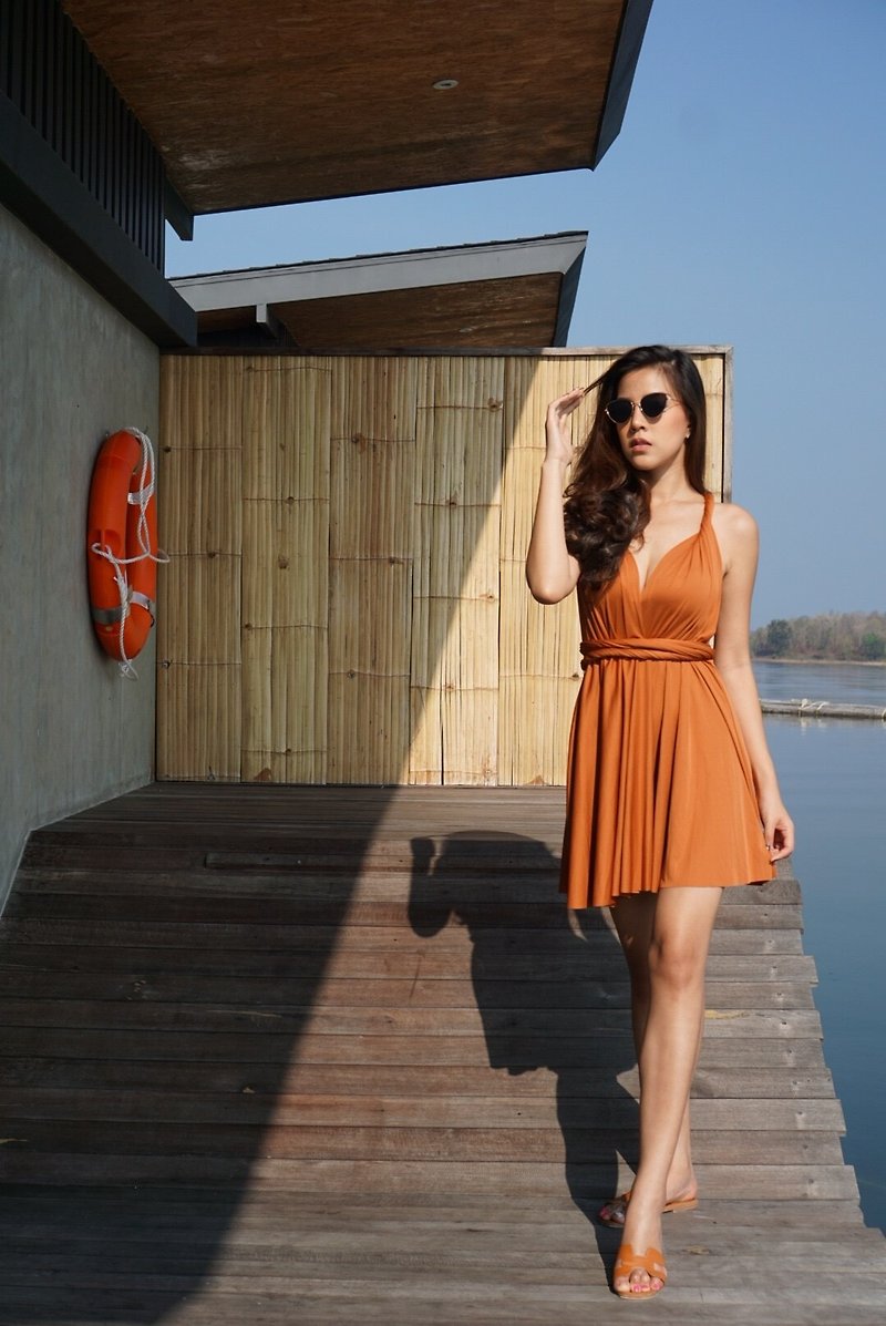 Infinity Dress (Orange) - 洋装/连衣裙 - 其他材质 橘色