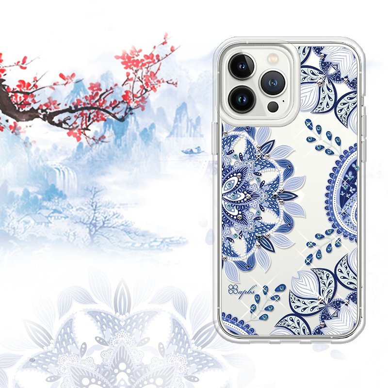 iPhone 13全系列 轻薄军规防摔彩钻手机壳-青花瓷 - 手机壳/手机套 - 其他材质 多色