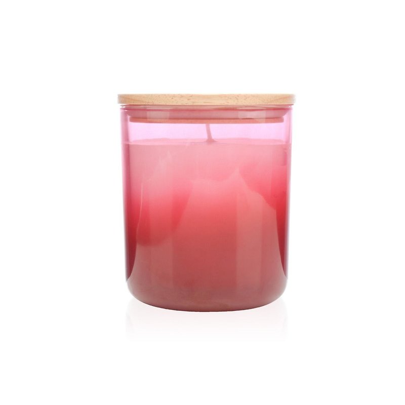 英伦香氛Home Scenter系列 - 香草与羊绒Ombre玻璃蜡烛67hrs - 蜡烛/烛台 - 玻璃 