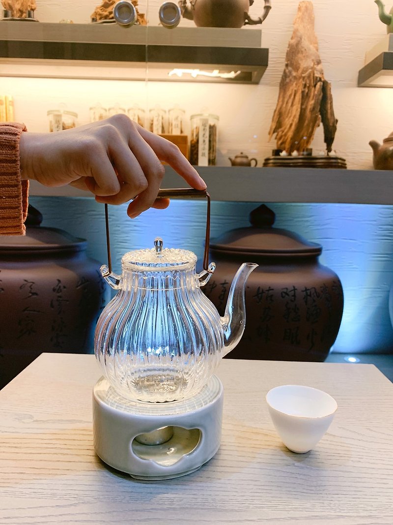 玻璃 茶具/茶杯 透明 - 酽韵逸品【透明玻璃壶】