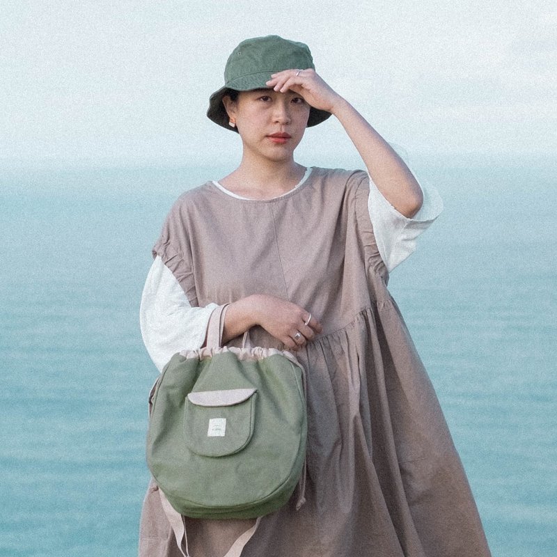 棉．麻 侧背包/斜挎包 多色 - Pita . 侧背包 / 束口包 / 帆布包 / 环保材质 / 大容量 / 四色 /