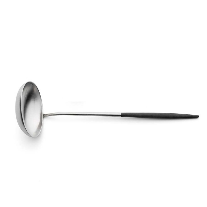 葡萄牙 Cutipol | GOA / 黑银 30CM汤杓 - 餐刀/叉/匙组合 - 不锈钢 黑色