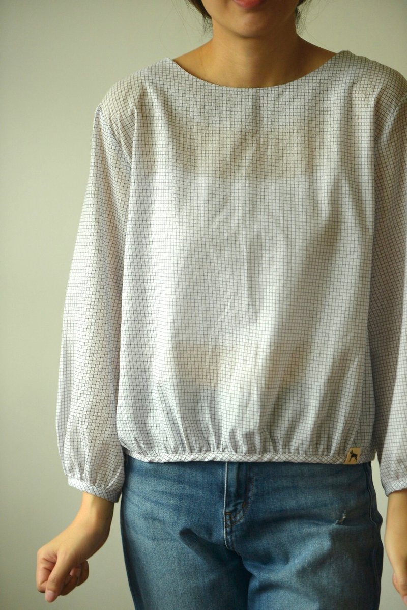 Long sleeves blouse - 女装上衣 - 棉．麻 