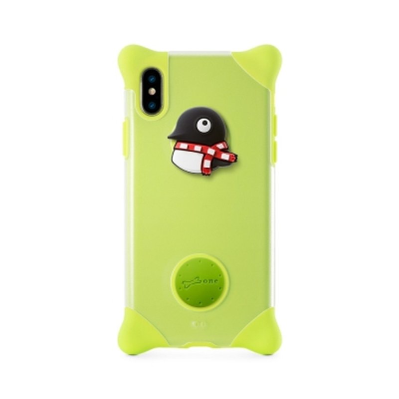 Bone / iPhone X 泡泡保护套 手机壳 - 企鹅 - 手机壳/手机套 - 硅胶 绿色