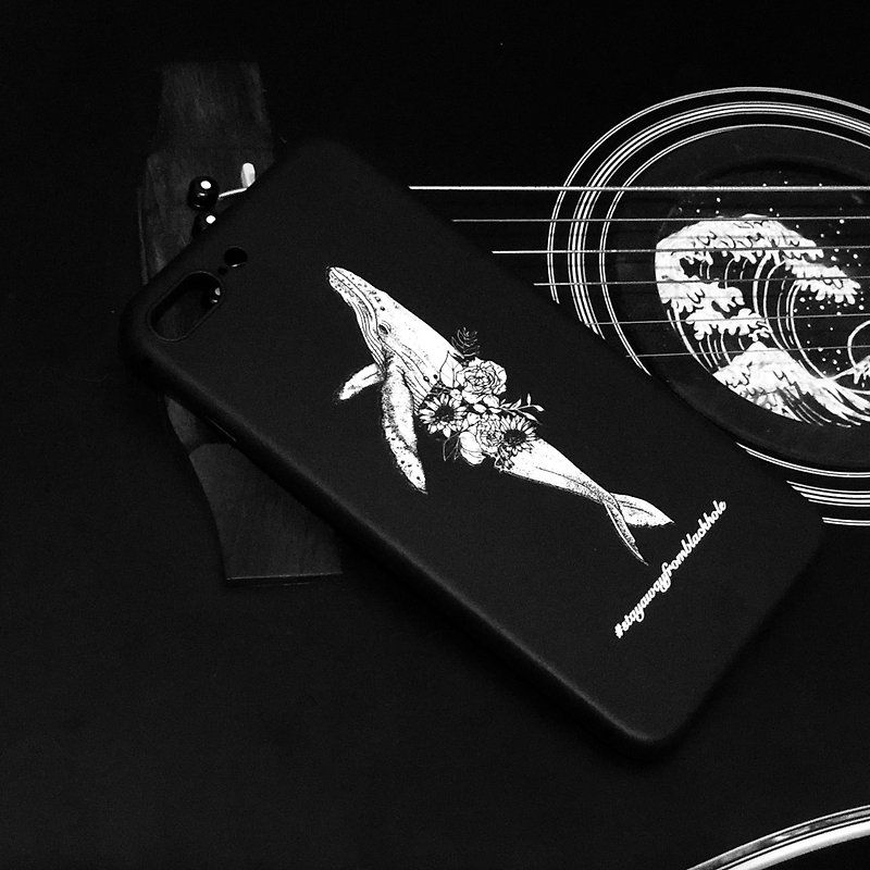 iPhone case (whale) - 其他 - 塑料 黑色