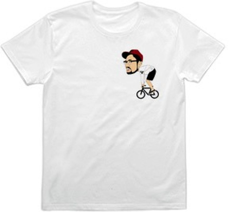 YUJI CYCLING c（4.0oz） - 男装上衣/T 恤 - 其他材质 白色