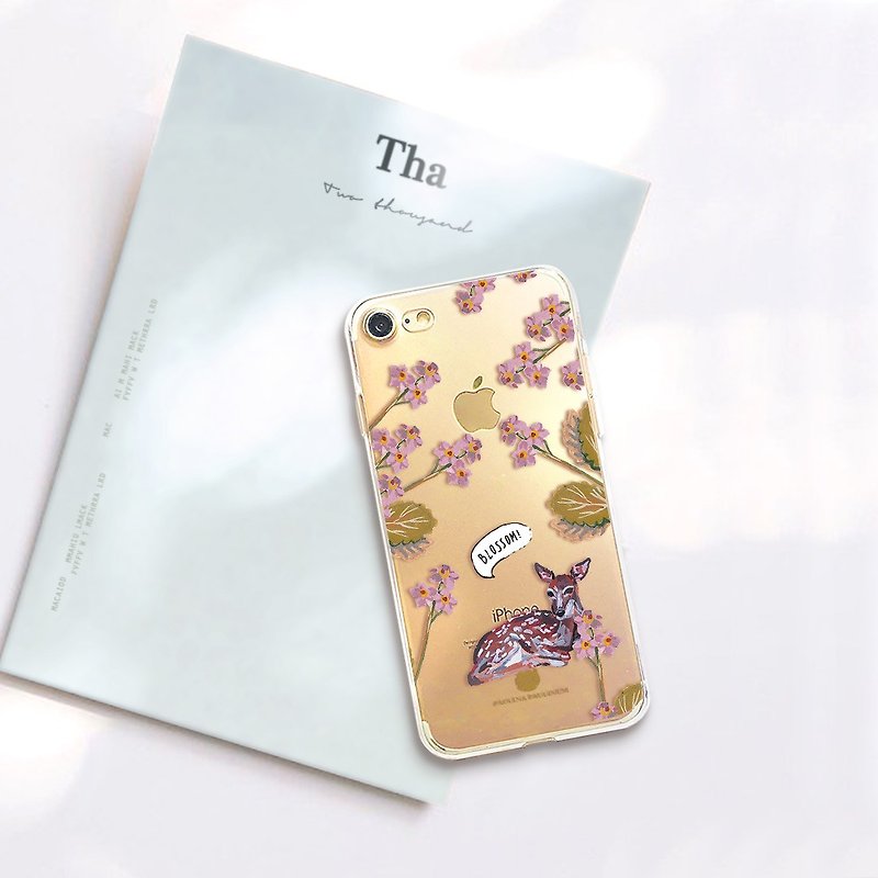 免费刻字 鹿iPhone XS Max手机壳 交换圣诞礼物 - 手机壳/手机套 - 塑料 粉红色
