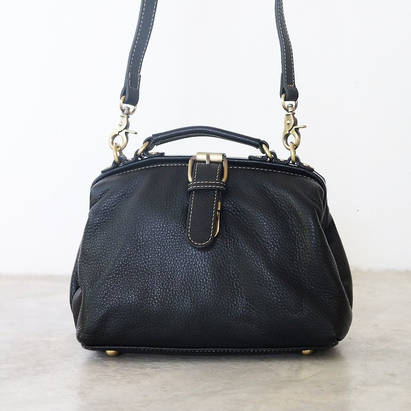 Mini Leather Bag / Small Cross-body Leather Handbag