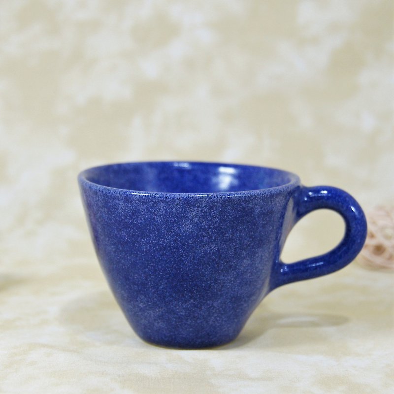 雪花蓝第二代咖啡杯,茶杯,马克杯,水杯-约120ml - 咖啡杯/马克杯 - 陶 蓝色