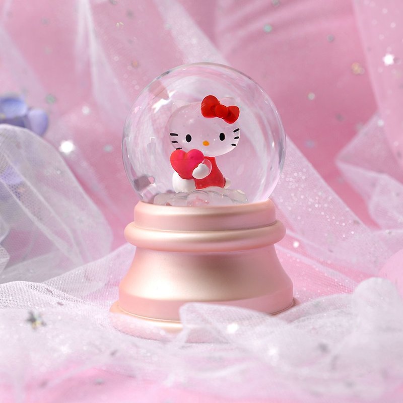 Hello Kitty 灯光 水晶球摆饰 - 摆饰 - 玻璃 