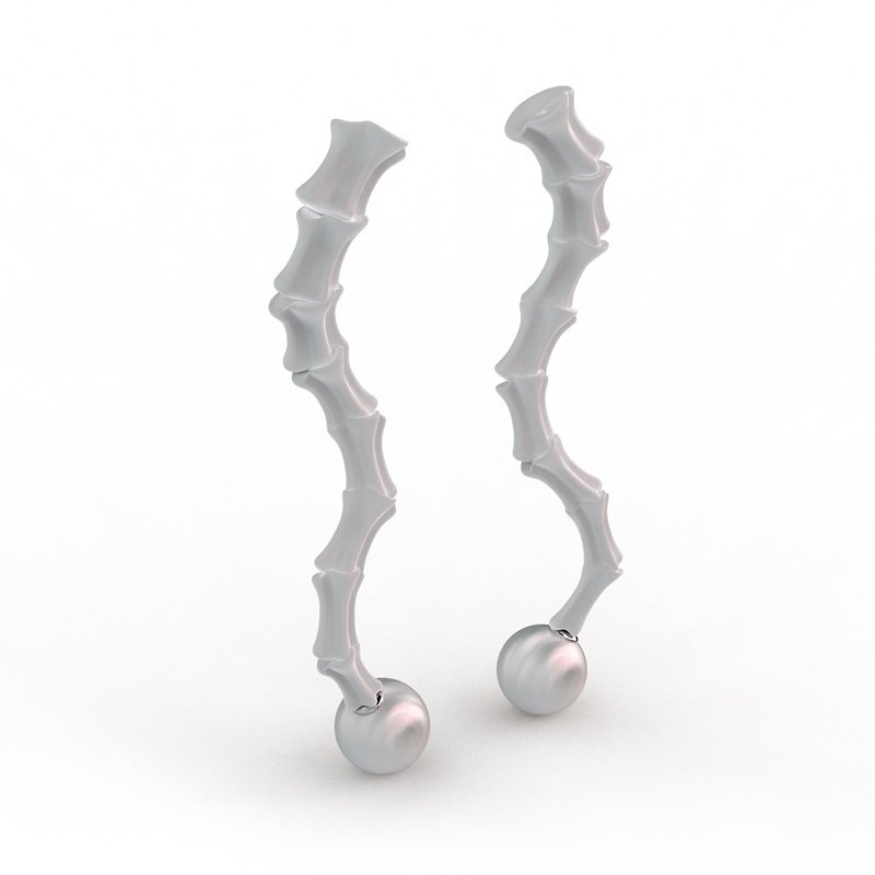 弥谙独立设计【骨骼系列】耳环耳挂3D打印个性中性款独特欧美