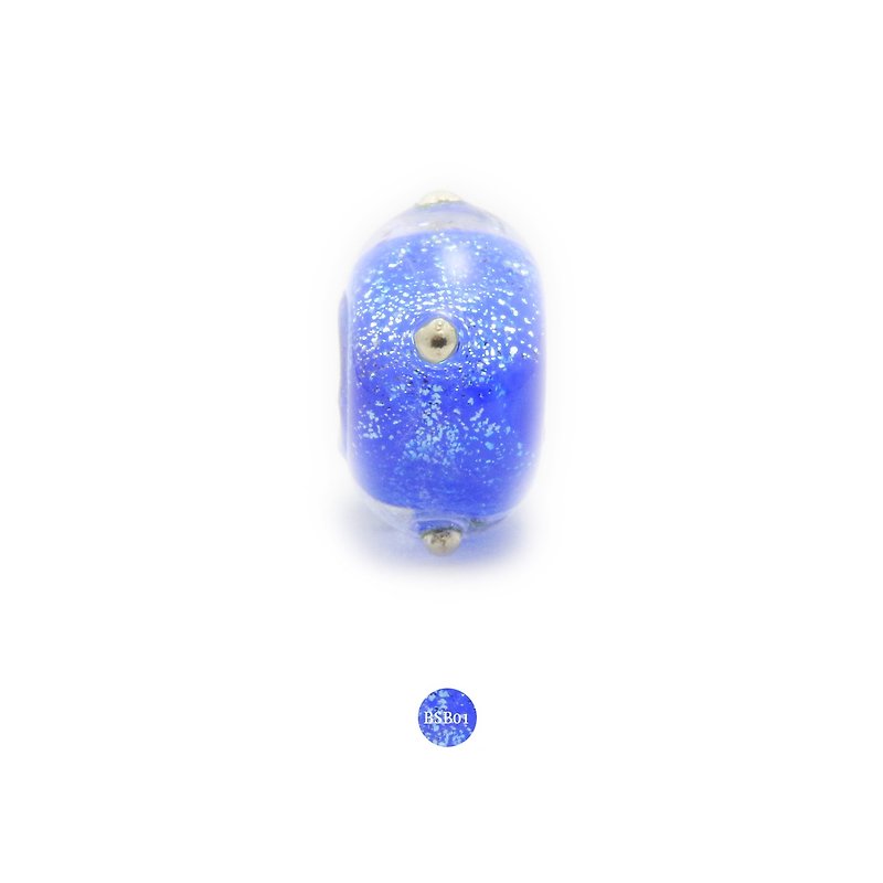 niconico 珠子编号 BSB01 - 项链 - 玻璃 蓝色