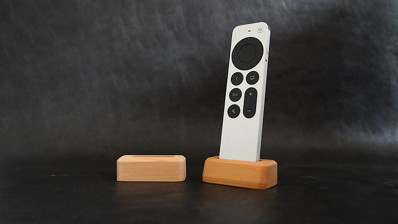 台湾桧木旧料重生 Apple TV Remote 遥控器收纳立座 - 数码小物 - 木头 橘色