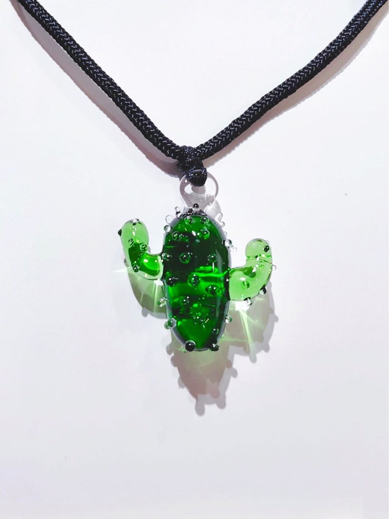 仙人掌水晶项链 - 项链 - 琉璃 绿色