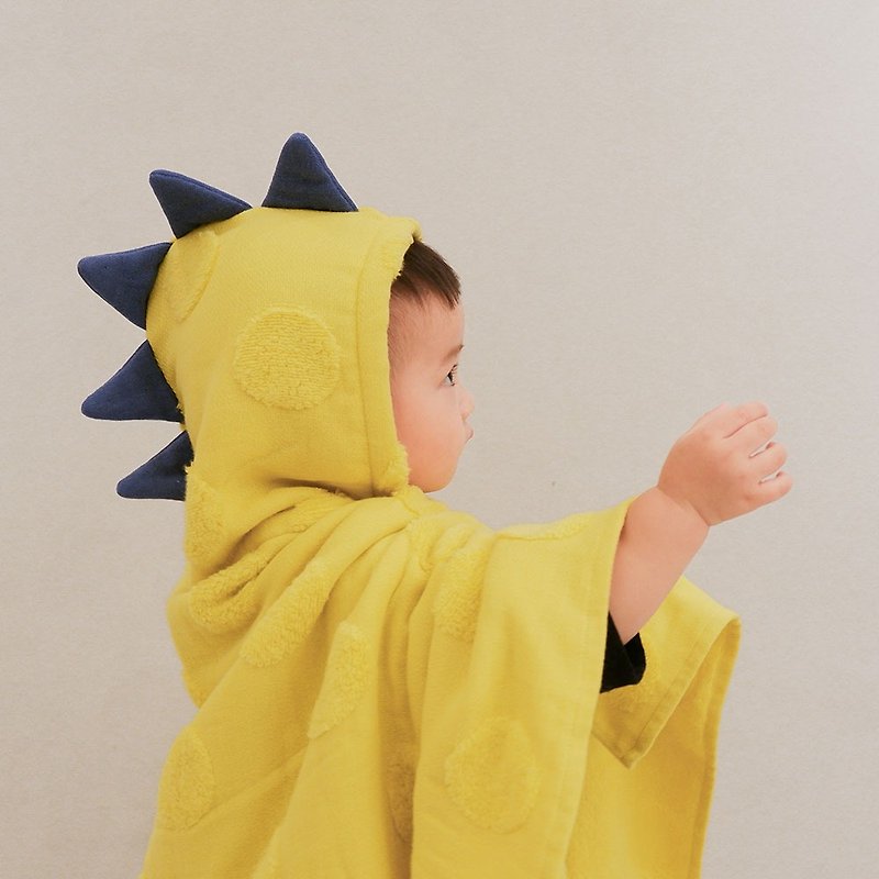 【kontex】日本今治连帽毛巾/浴巾 SOF点点系列恐龙款 - 其他 - 棉．麻 多色