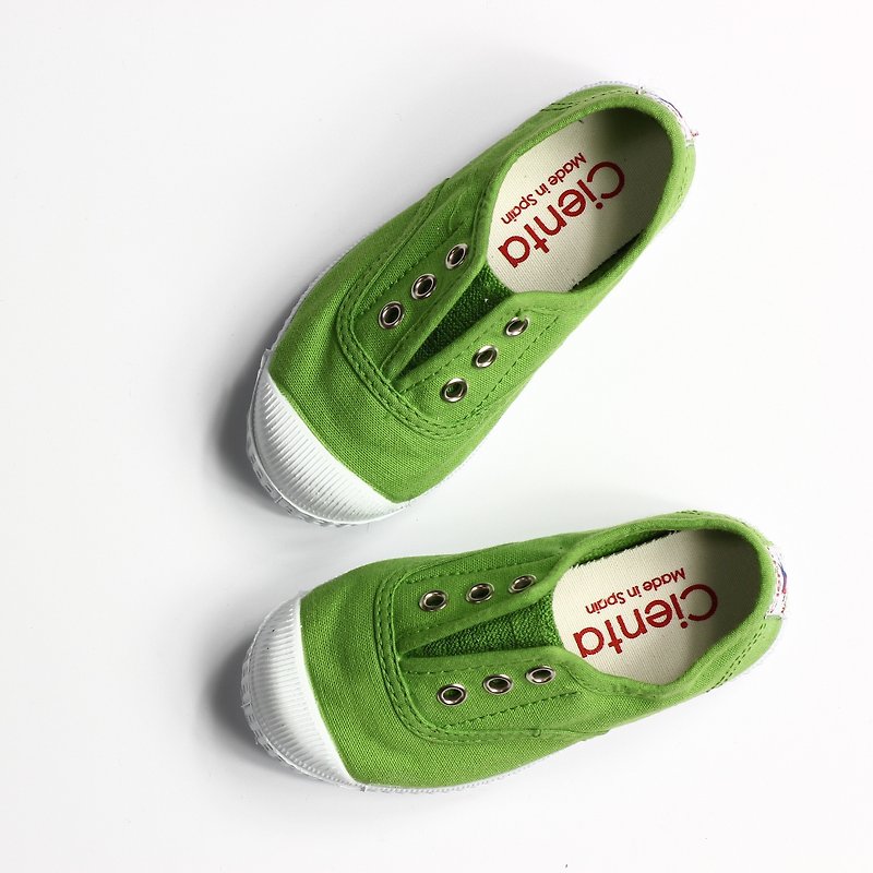 西班牙国民帆布鞋 CIENTA 童鞋尺寸 绿色 香香鞋 70997 08 - 童装鞋 - 棉．麻 绿色