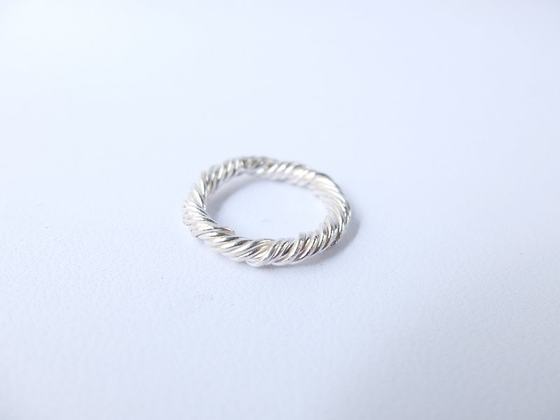 编织 纯银戒指 - 戒指 - 其他金属 