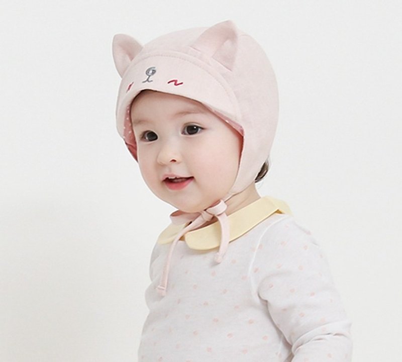 Happy Prince Shana婴童凉感亚麻混纺遮阳帽 韩国制 - 婴儿帽/发带 - 棉．麻 多色