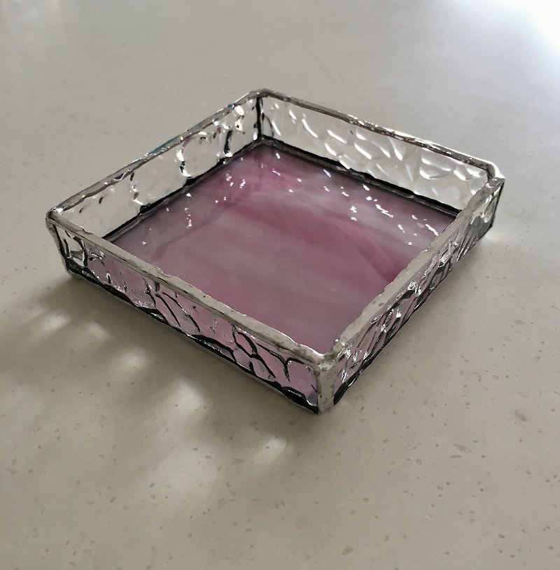 ジュエリートレイ デイドリーム パステル ピンク1 ガラス Bay View - 摆饰 - 玻璃 粉红色