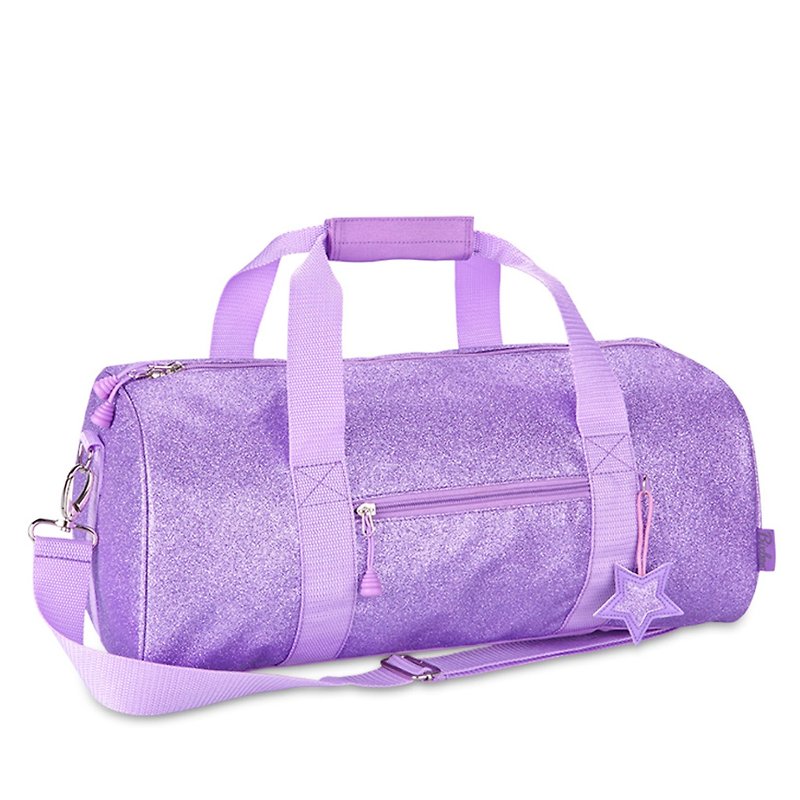 美国Bixbee闪采系列-梦幻紫大圆筒包 - 手提包/手提袋 - 聚酯纤维 紫色