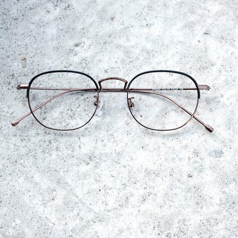 韩国 新款 复古特色复古方框 钛金属 超轻量钛框 全钛金属 黑古铜 - 眼镜/眼镜框 - 其他材质 黑色