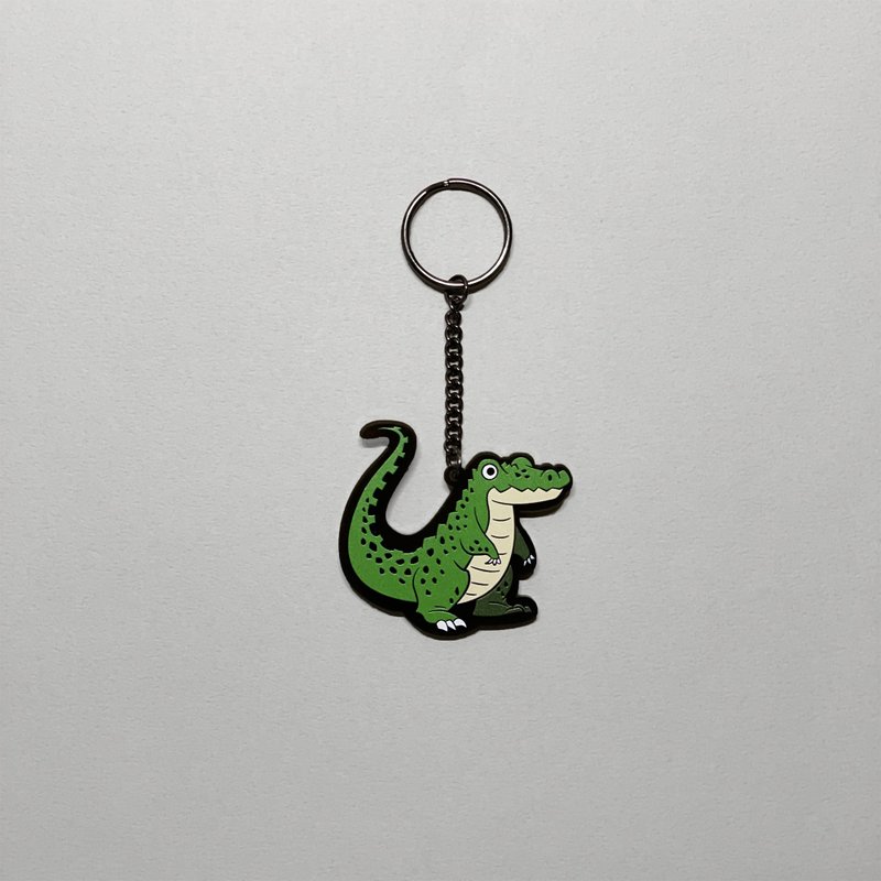 鳄鳄压克力钥匙圈 CROCODILE ACRYLIC KEYRING - 钥匙链/钥匙包 - 压克力 