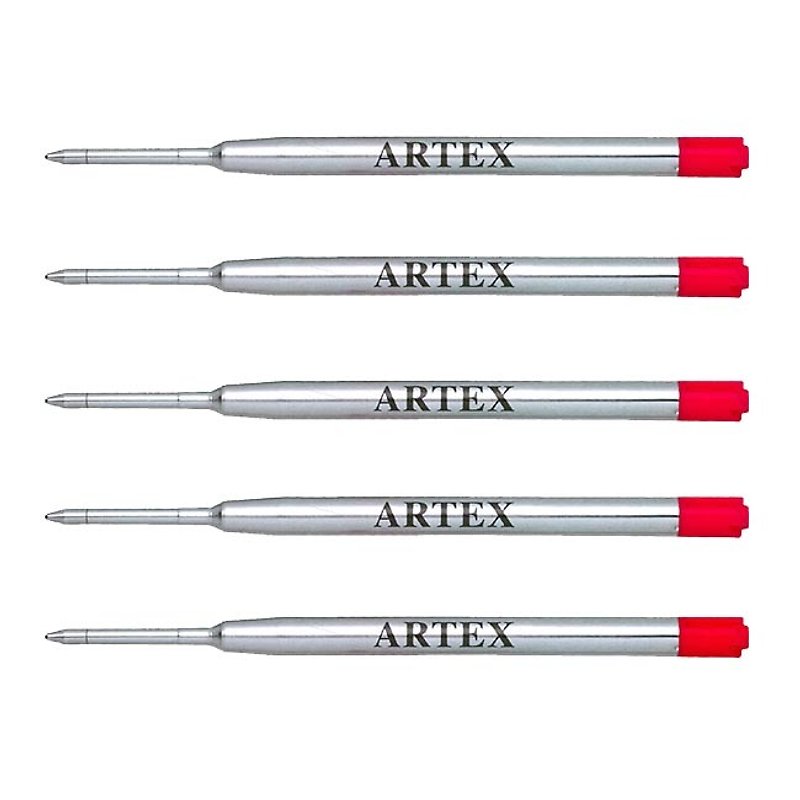 ARTEX中性钢珠笔芯5入(与派克PARKER品牌通用)-红 - 其他 - 其他材质 红色