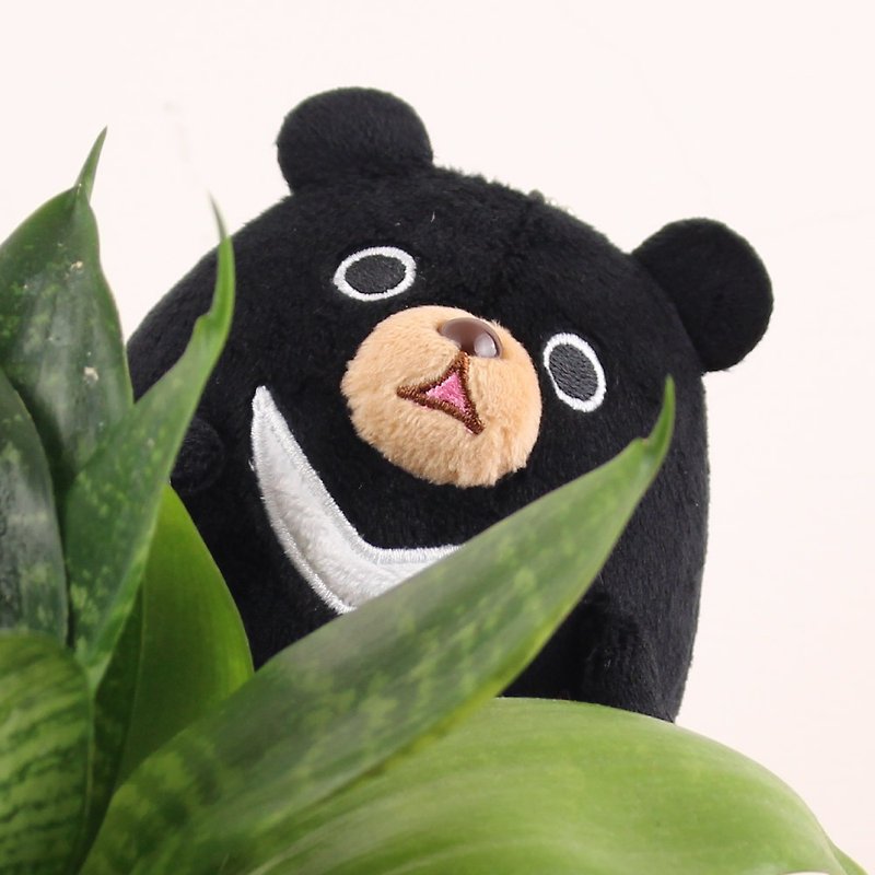 【夯夯动物】台湾黑熊 吊饰 - 玩偶/公仔 - 聚酯纤维 黑色