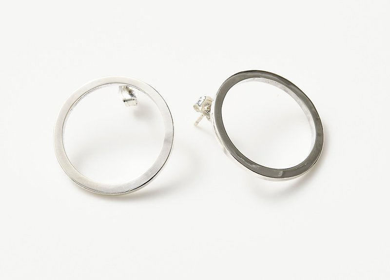 CP144 - 耳环/耳夹 - 其他金属 银色