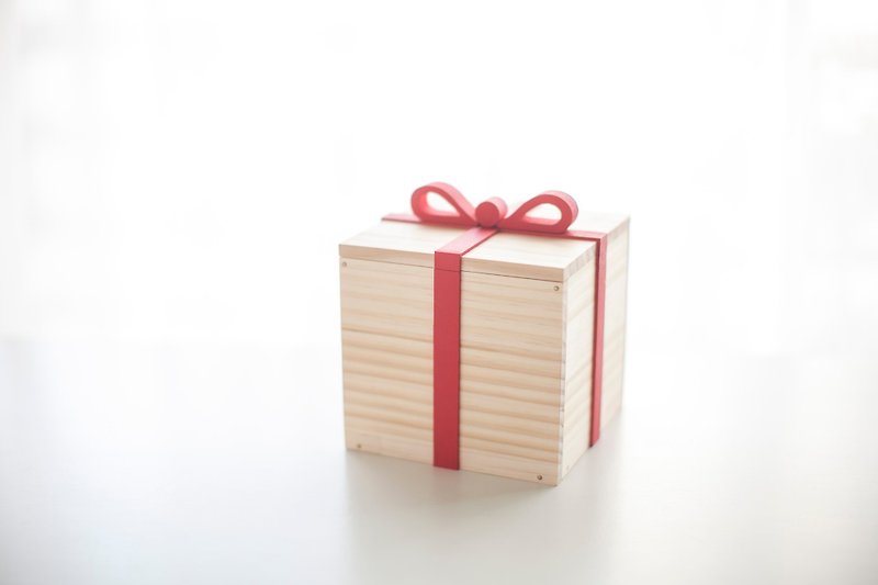 情人节 生日礼物 原木手作礼物盒 大 - 其他 - 木头 咖啡色