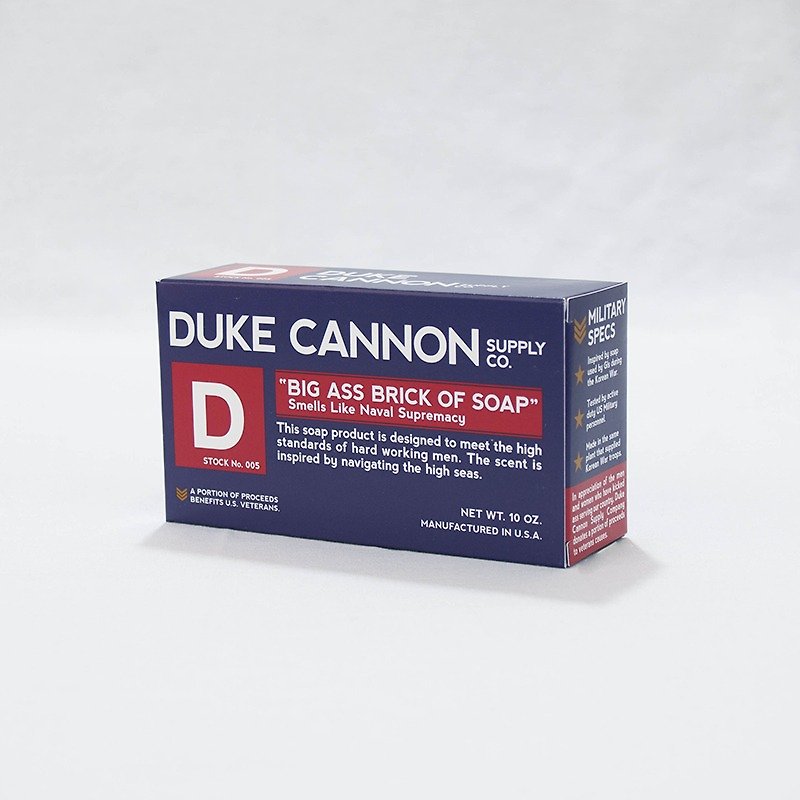 Duke Cannon BIG ASS 美军“超能干”- 大肥皂组 (蓝色) - 肥皂/手工皂 - 植物．花 蓝色