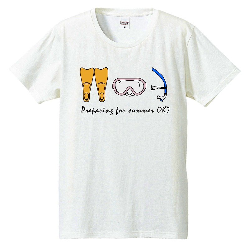 Tシャツ / summer - 男装上衣/T 恤 - 棉．麻 白色