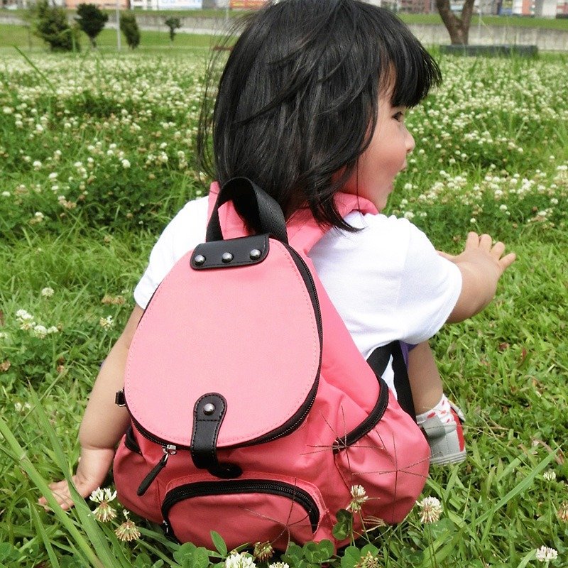 【后爱小童包】- 蜜桃粉 防走失背包/小童后背包 - 其他 - 防水材质 粉红色
