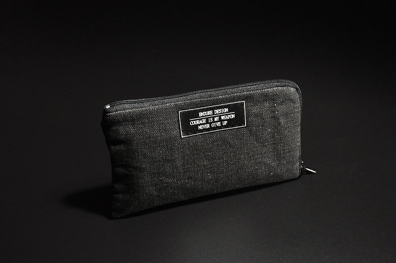 ENDURE/牛仔黑手机袋/加长版型 - 其他 - 棉．麻 黑色