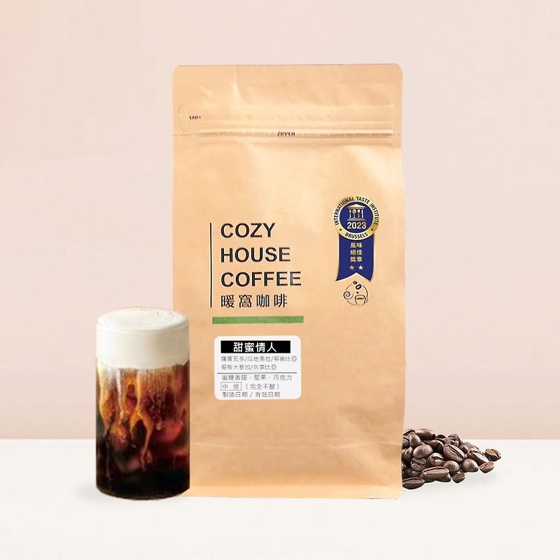 【暖窝咖啡】中焙 甜蜜情人 配方咖啡豆 半磅 一磅 227g 454g - 咖啡 - 其他材质 咖啡色