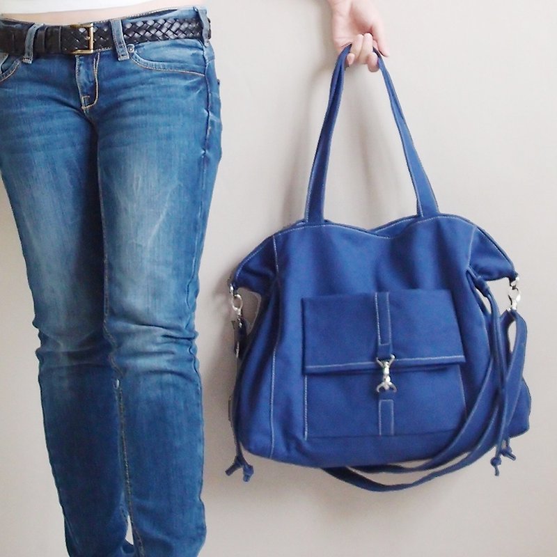 双肩背包 / 手提袋 / 书包 / 尿布袋 / 斜挎包 - EZ - 手提包/手提袋 - 其他材质 蓝色